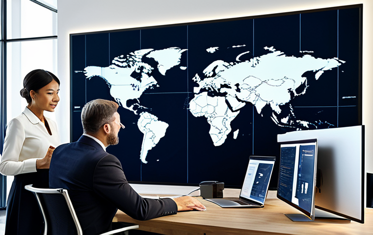 **

"A diverse team of international business professionals collaborating in a modern office, reviewing data on a large screen displaying global trade routes, fully clothed, appropriate attire, safe for work, perfect anatomy, natural proportions, professional setting, high quality, modest, family-friendly."

**