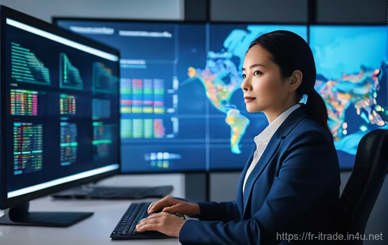 무역회사이직 - **Prompt:** A diverse group of international trade professionals, consisting of men and women of var...