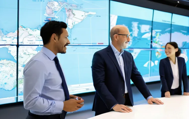 무역회사이직 - **Prompt:** A determined female professional, appearing in her late 30s to early 40s, with an open a...